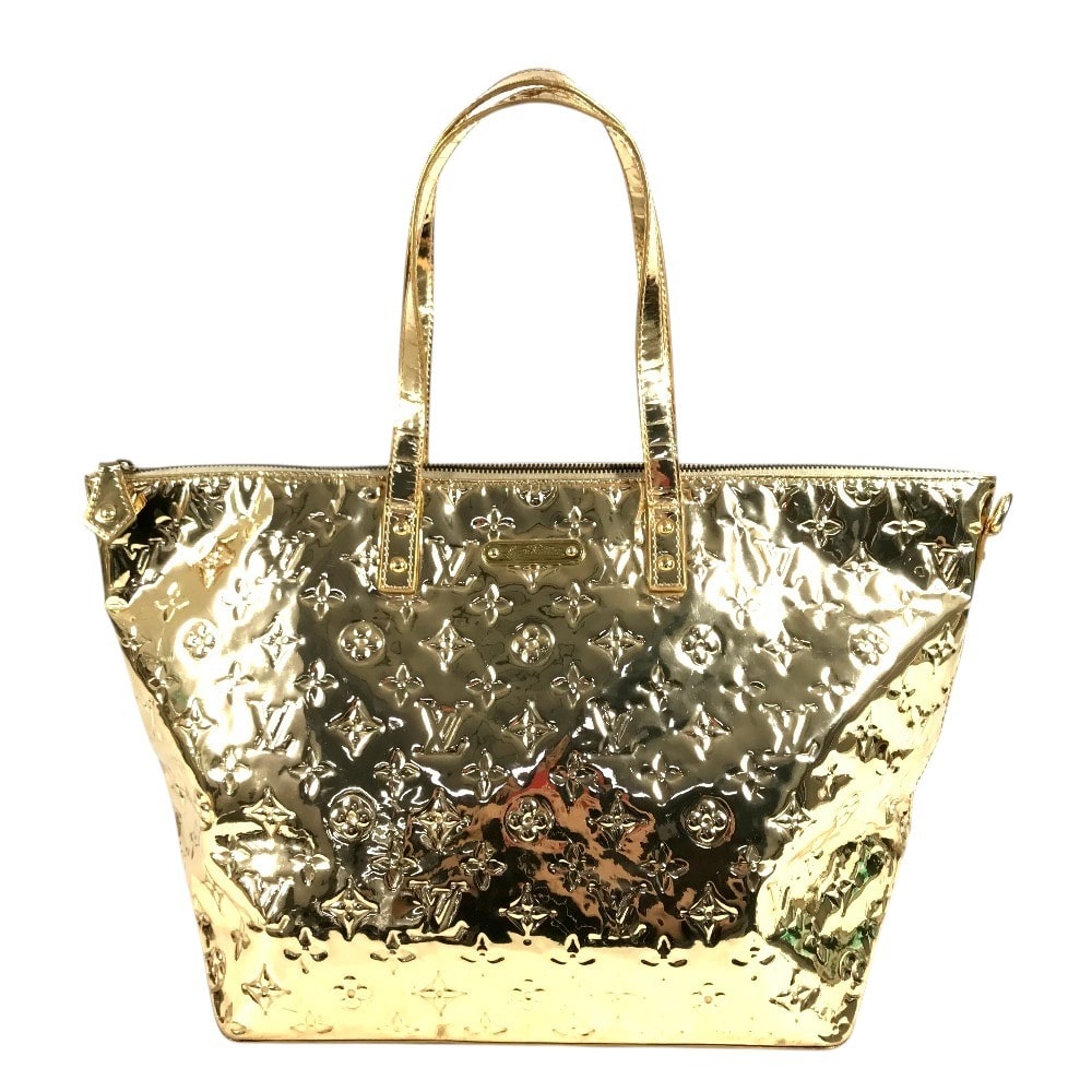 ルイヴィトン LOUIS VUITTON ベルヴュー GM ベルヴューGM M95760 モノグラムミロワール カバン トートバッグ 肩掛け ショルダーバッグ レザー ゴールド