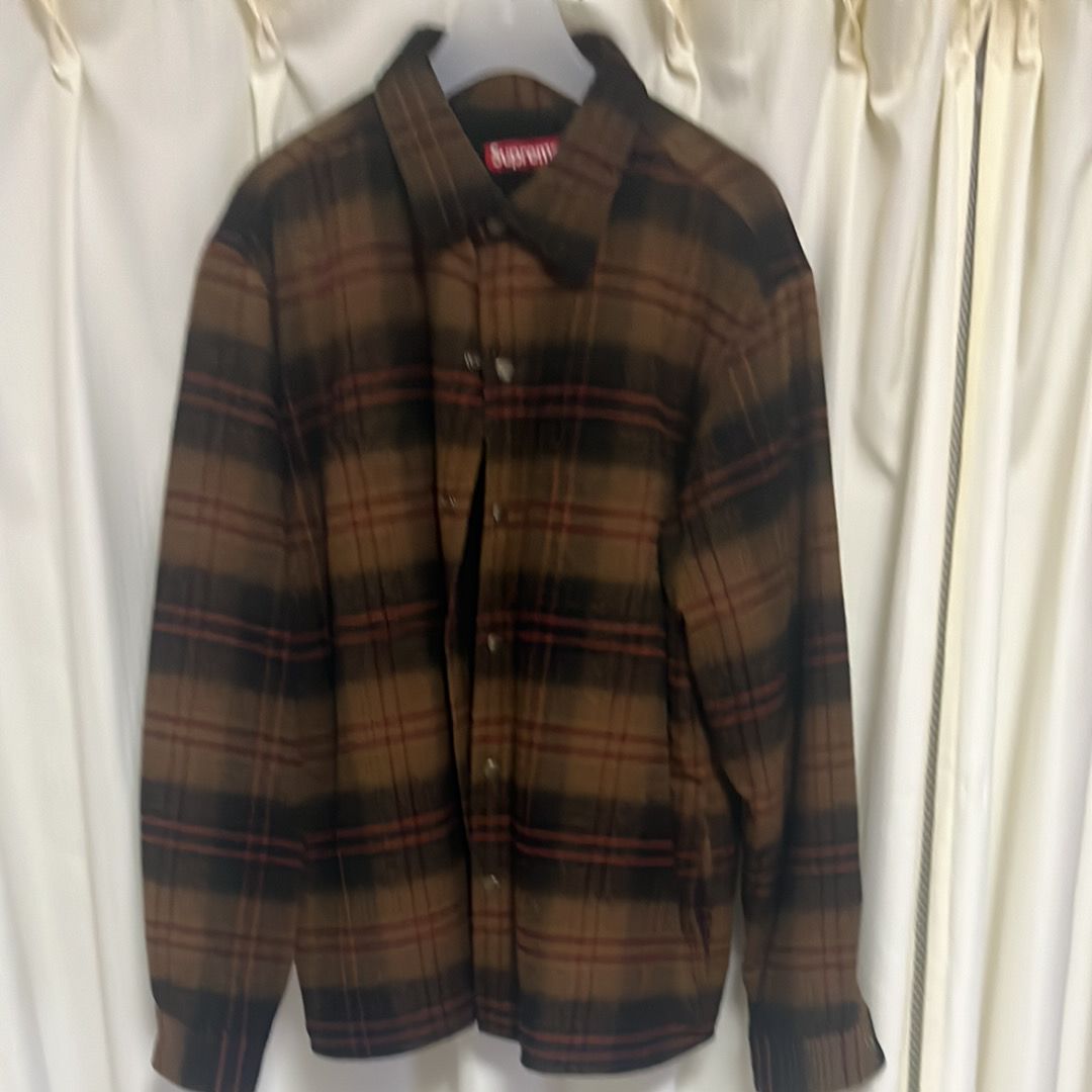 Supreme Lined Flannel Snap Shirt "Black"