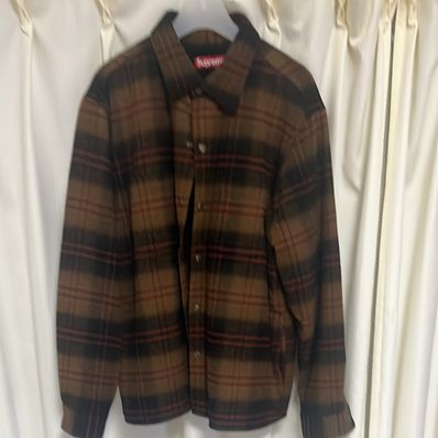 Supreme Lined Flannel Snap Shirt "Black"