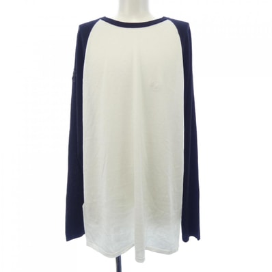 Chrome Hearts 3 Cross Patch CH Logo Embroidery Raglan L/S T-Shirt "White/Black"