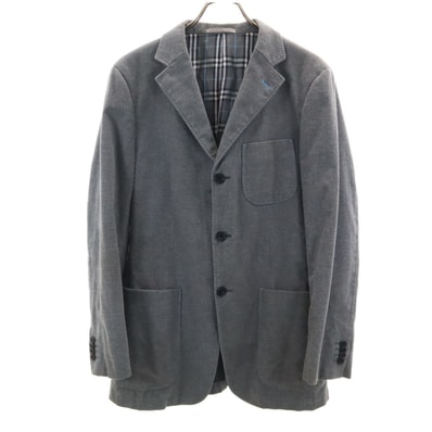 BURBERRY BLACK LABEL バーバリーブラックレーベル テーラードジャケット L グレー 三陽商会