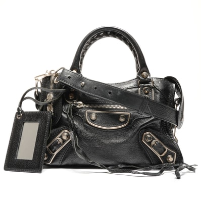 バレンシアガ BALENCIAGA 2way クラシック シティ ミニ ハンドバッグ【中古】