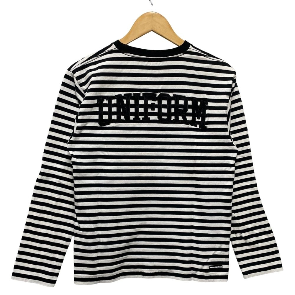 UNIFORM EXPERIMENT ユニフォームエクスペリメント 16AW 品番 UE-167013 ボーダー 長袖Tシャツ サイズ1 51816