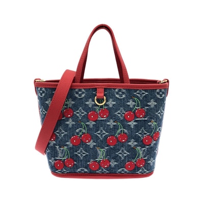 ルイヴィトン モノグラム チェリー デニム(LV X TM) ネヴァーフル インサイドアウトBB M14997 バッグ