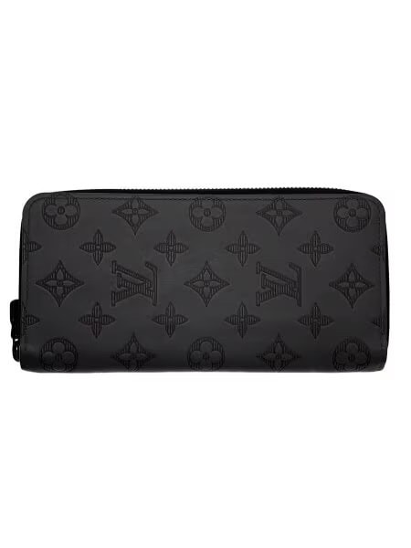 Louis Vuitton Zippy Wallet Vertical Monogram Shadow "Anthracite Grey"