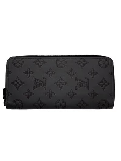 Louis Vuitton Zippy Wallet Vertical Monogram Shadow "Anthracite Grey"