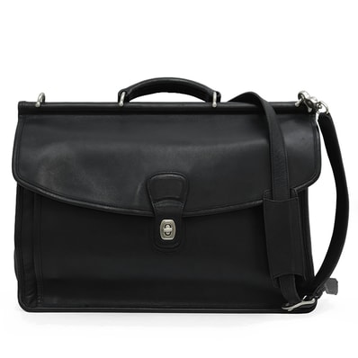 COACH オールドコーチ ヴィンテージ ショルダーバッグ メンズ 5266 メトロポリタン ターンロック ビジネスバッグ 2way カーフ カバン 鞄 小物 ショルダーストラップ付属 ブラック 黒