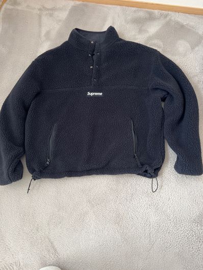 Supreme Polartec Shearling Reversible Pullover "Black" (24FW)
