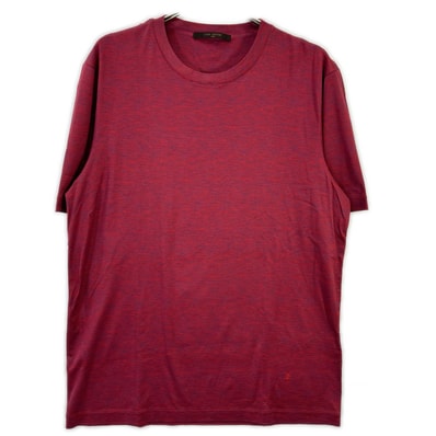 ルイヴィトン 16SS レッド エピ柄 コットン Tシャツ XL