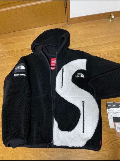Supreme x The North Face S Logo Hooded Fleece Jacket "Black"