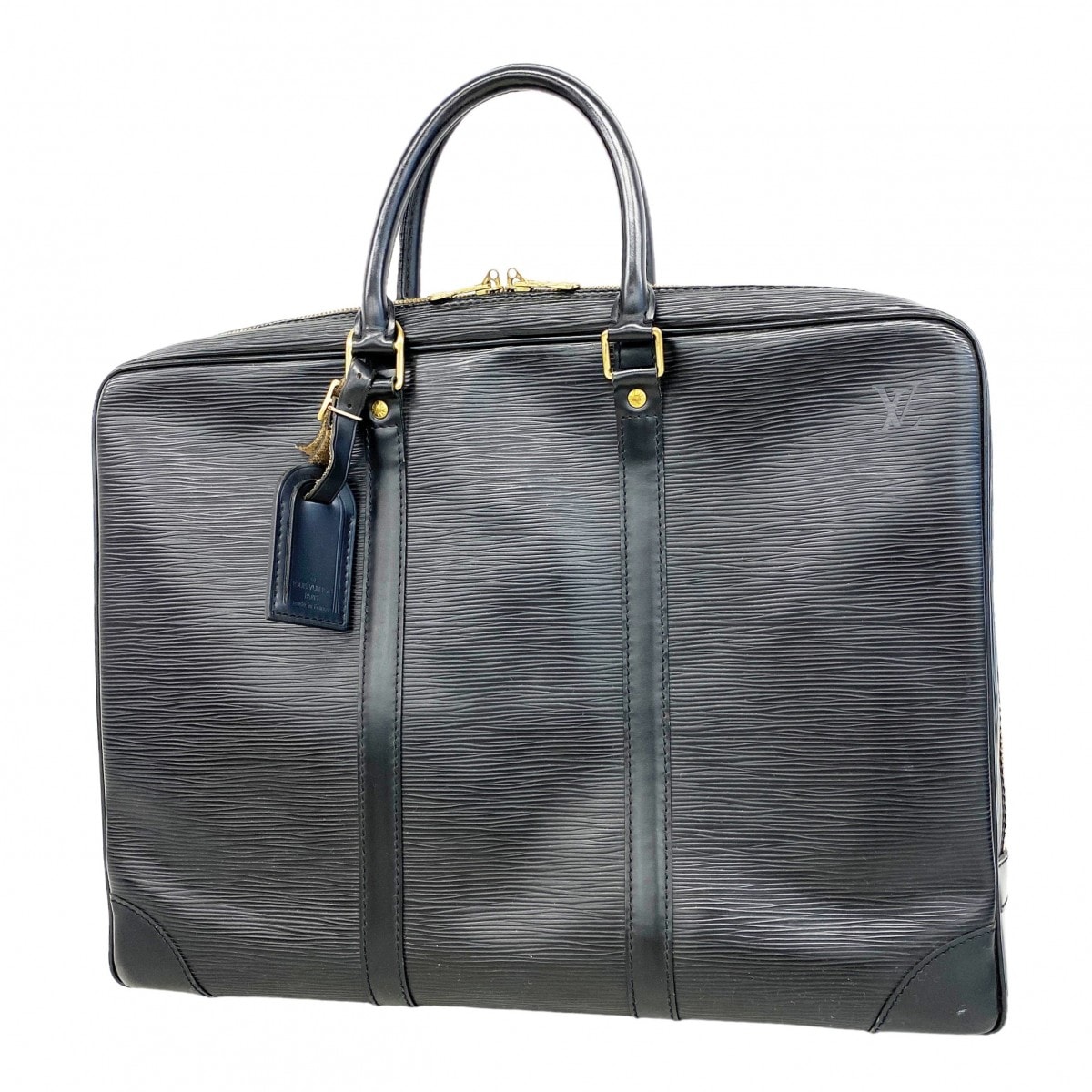 【6dc3243】ルイヴィトン ビジネスバッグ エピ ポルトドキュマンヴォワヤージュ M59162 ノワール【中古】メンズ