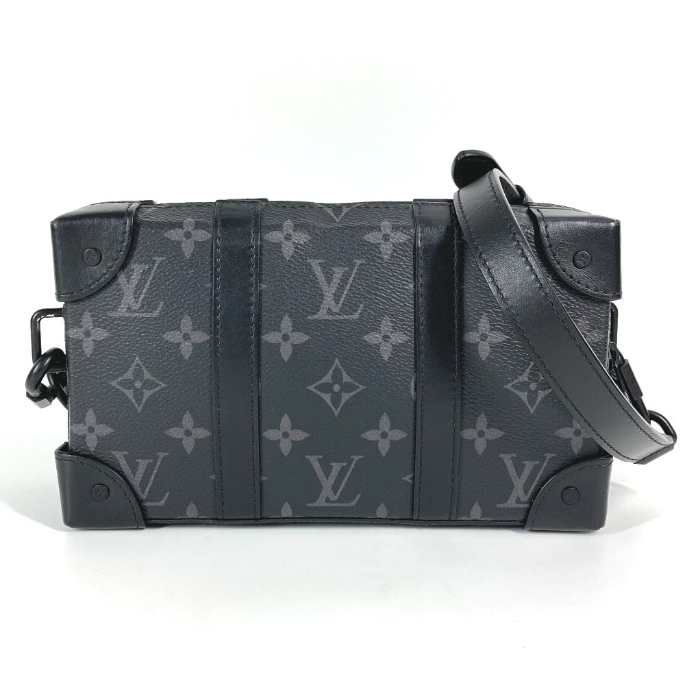 ルイヴィトン LOUIS VUITTON ソフトトランクウォレット M69838 モノグラムエクリプス カバン ポシェット 長財布 クラッチバッグ ショルダーバッグ モノグラムエクリプスキャンバス ブラック