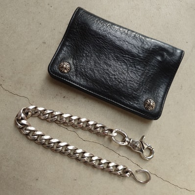 Chrome Hearts Classic Short S 1 Clip Wallet Chain "Silver"