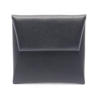エルメス HERMES バスティア コインケース 財布 レザー ヴォーエプソン ヴォーエプソン B刻印(2023年製造) レディース ブラック系 【中古】
