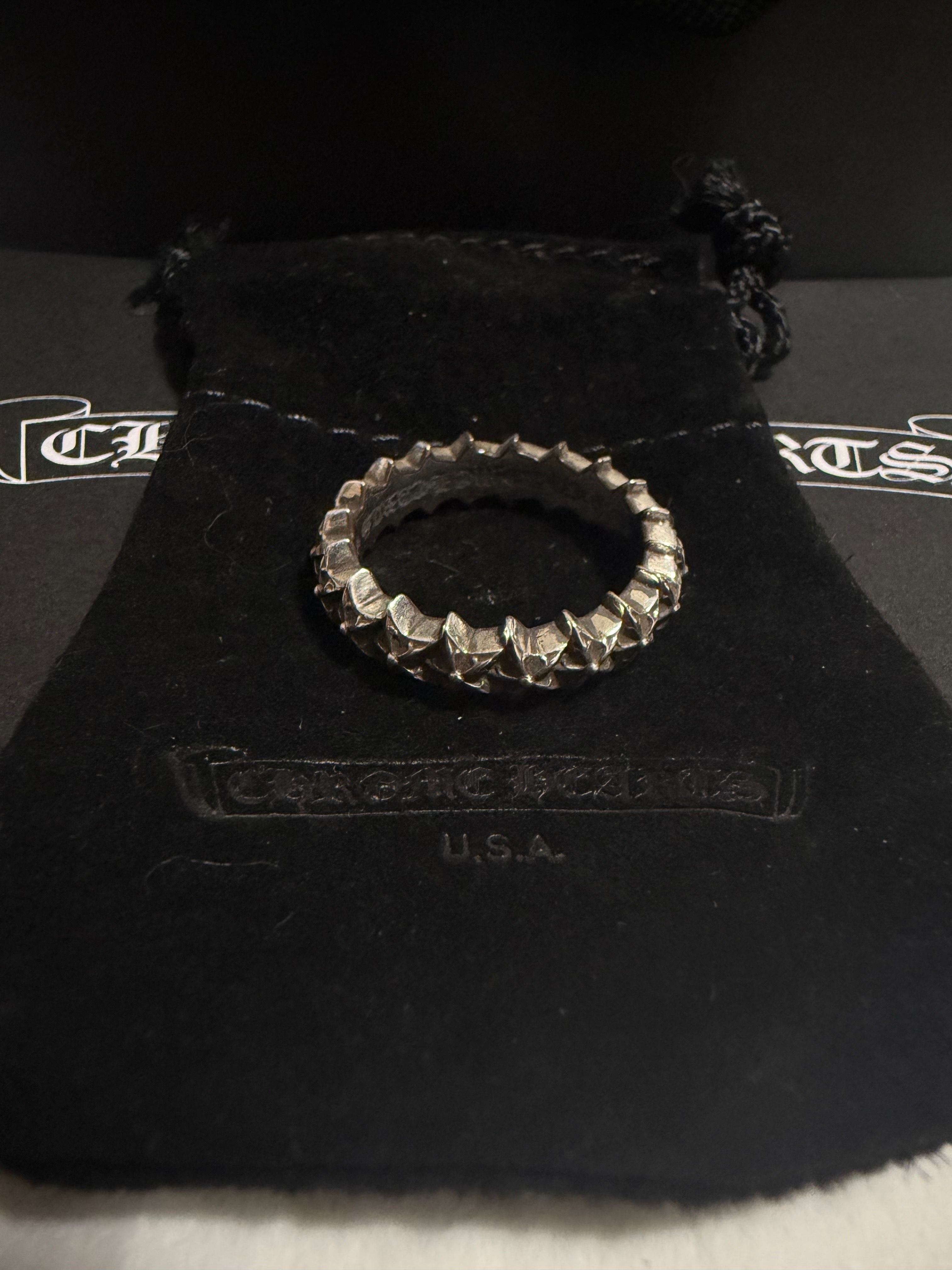 TINY 5PT STARBAND シルバー リング