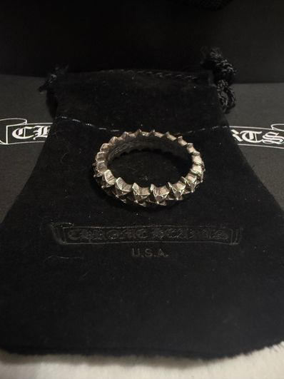 TINY 5PT STARBAND シルバー リング