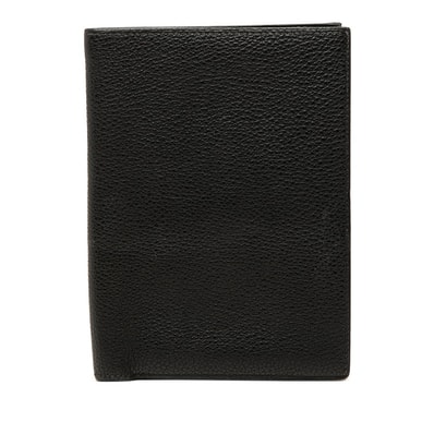 エルメス 二つ折り財布 ブラック トゴ レディース HERMES 【中古】