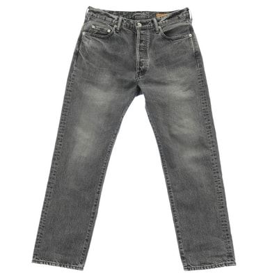 Ron Herman ロンハーマン デニムパンツ 3820600022 Kennedy straight denim pants ケネディー ボタンフライ ストレート デニムパンツ ジーンズ ブラック系 29【中古】