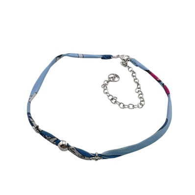 ルイヴィトン LOUIS VUITTON ブレスレット ブラスレ・ビー マインドフル LVサークル チェーン M68944 ブルー