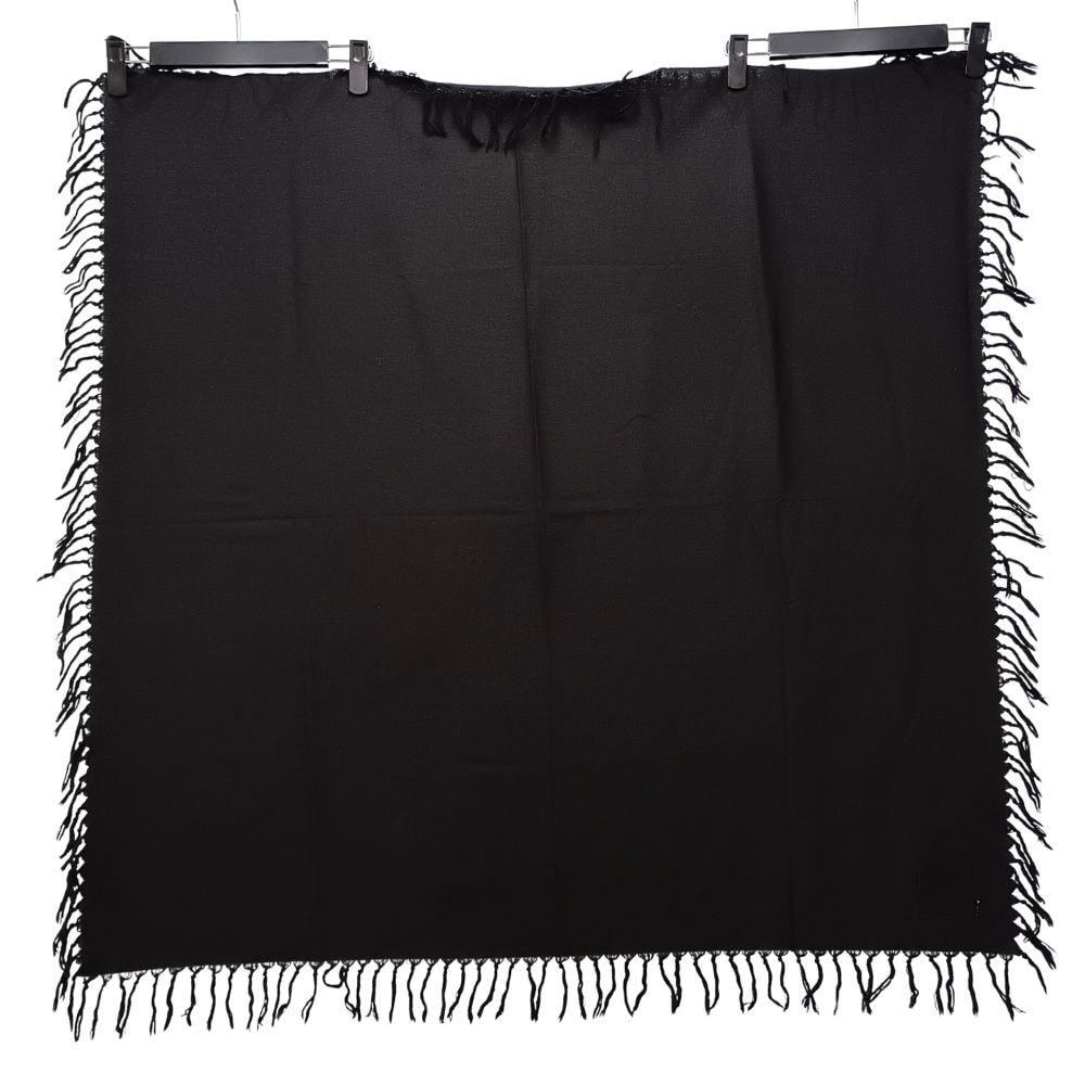 WTAPS ダブルタップス WRAP SCARF LICO フリンジ スカーフ ブラック サイズフリー 正規品 / 55359