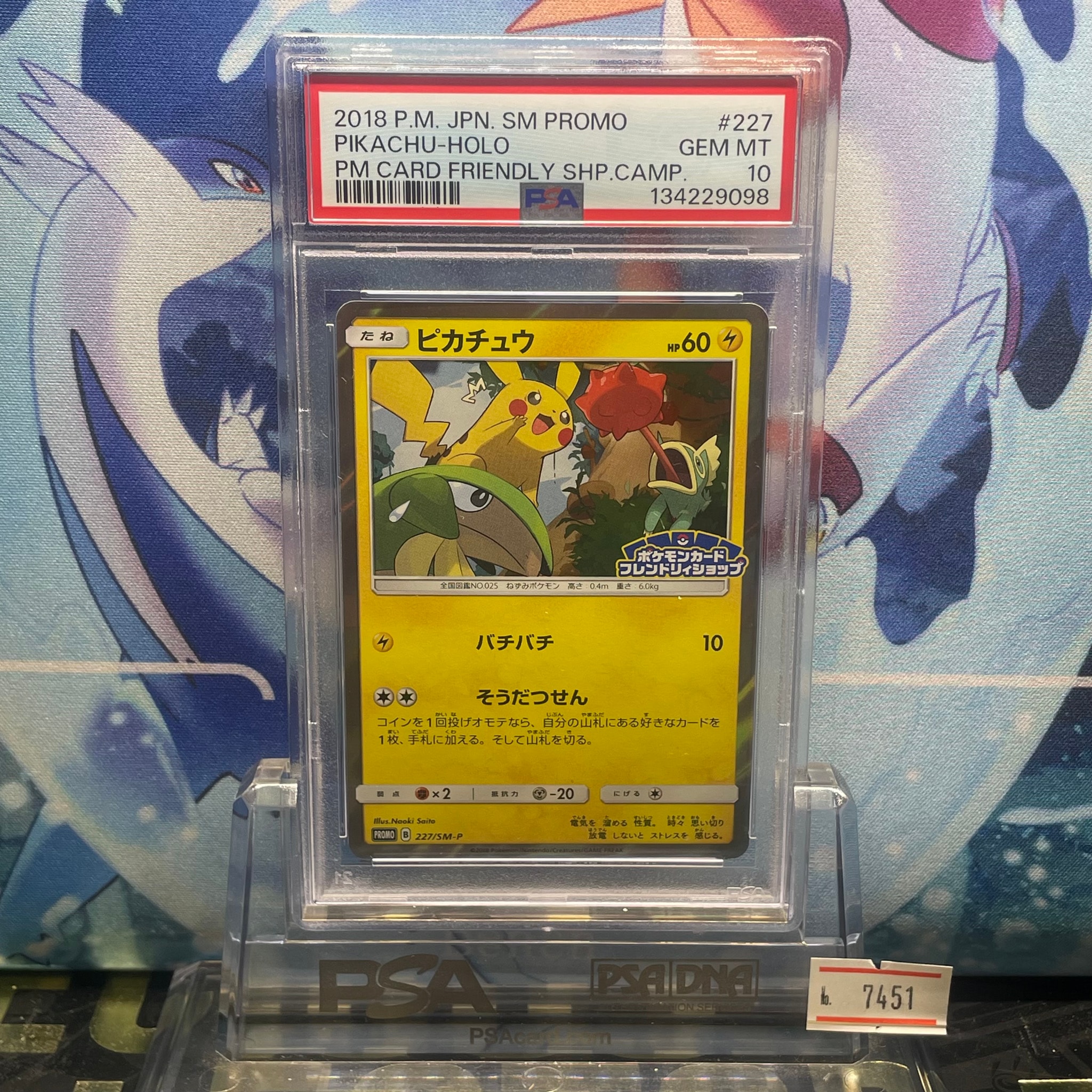 ポケモンカード フレンドリィショップ　ピカチュウ⚡️ 他　ピカチュウ7枚セット ピカチュウ P [SM-P 227](プロモーションカード「ポケモンカード