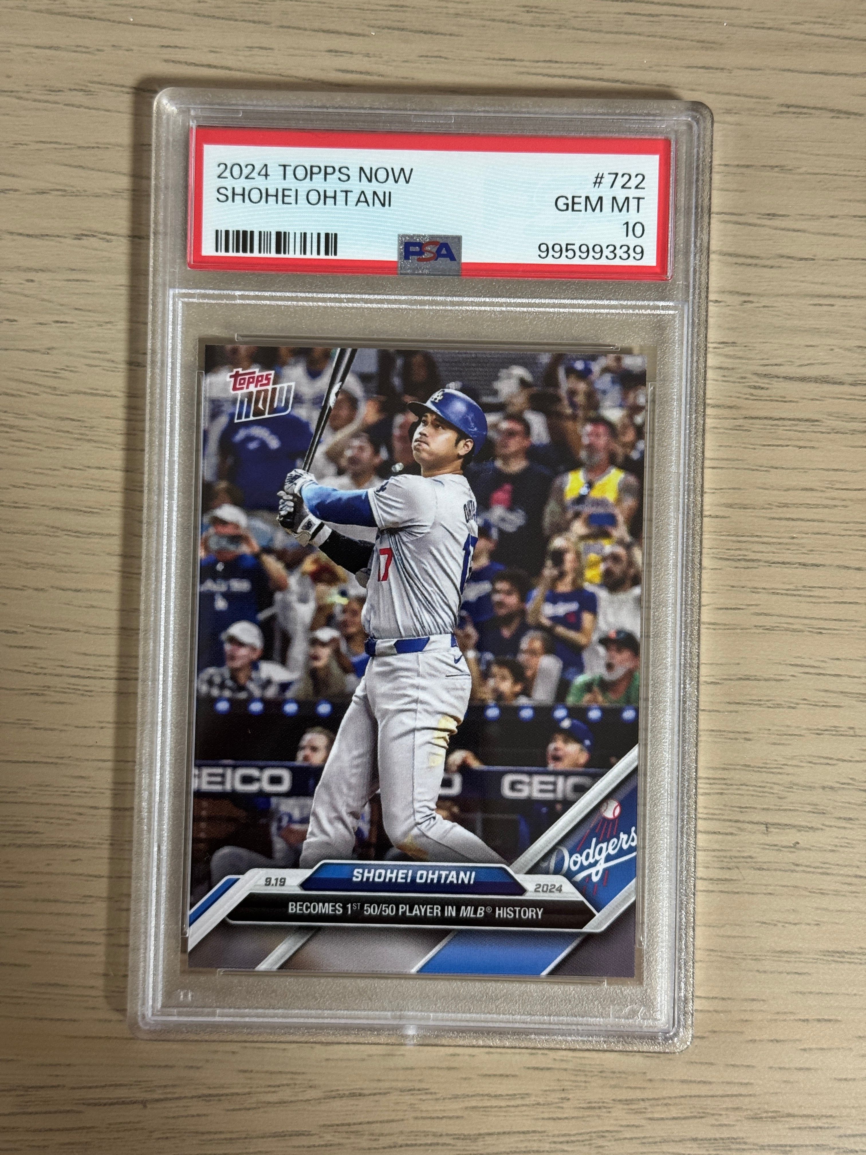 大谷翔平 [722](2024 MLB トップスナウカード「50/50 Club 9/19/24」)