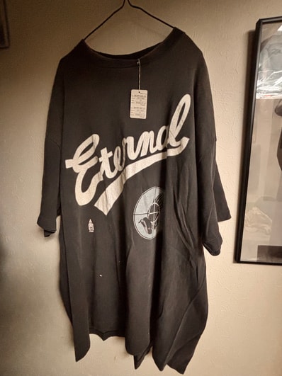 SAINT Mxxxxxx x FEAR OF GOD SS Tee "Black"