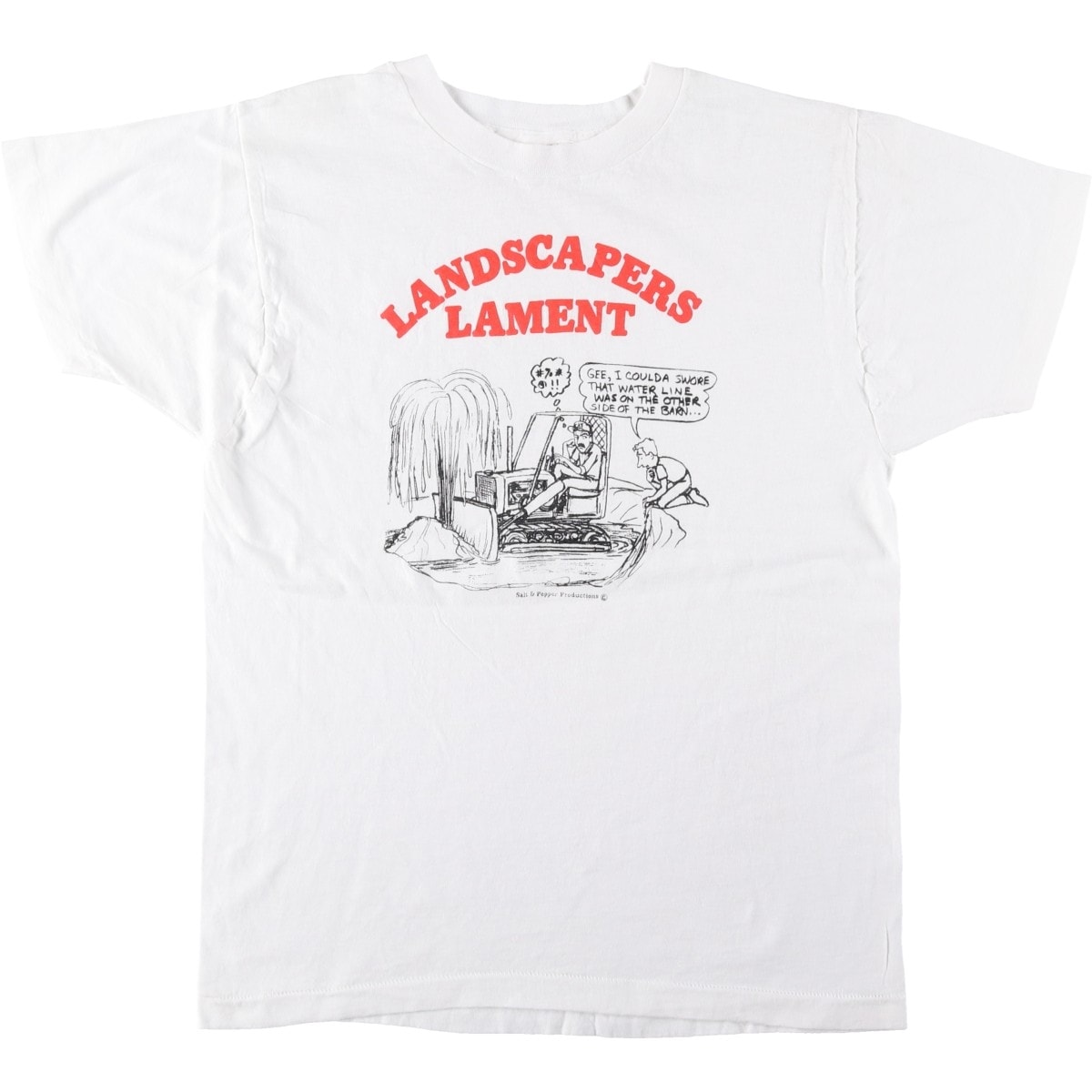 古着 フルーツオブザルーム FRUIT OF THE LOOM プリントTシャツ USA製 メンズXL相当/eaa642148