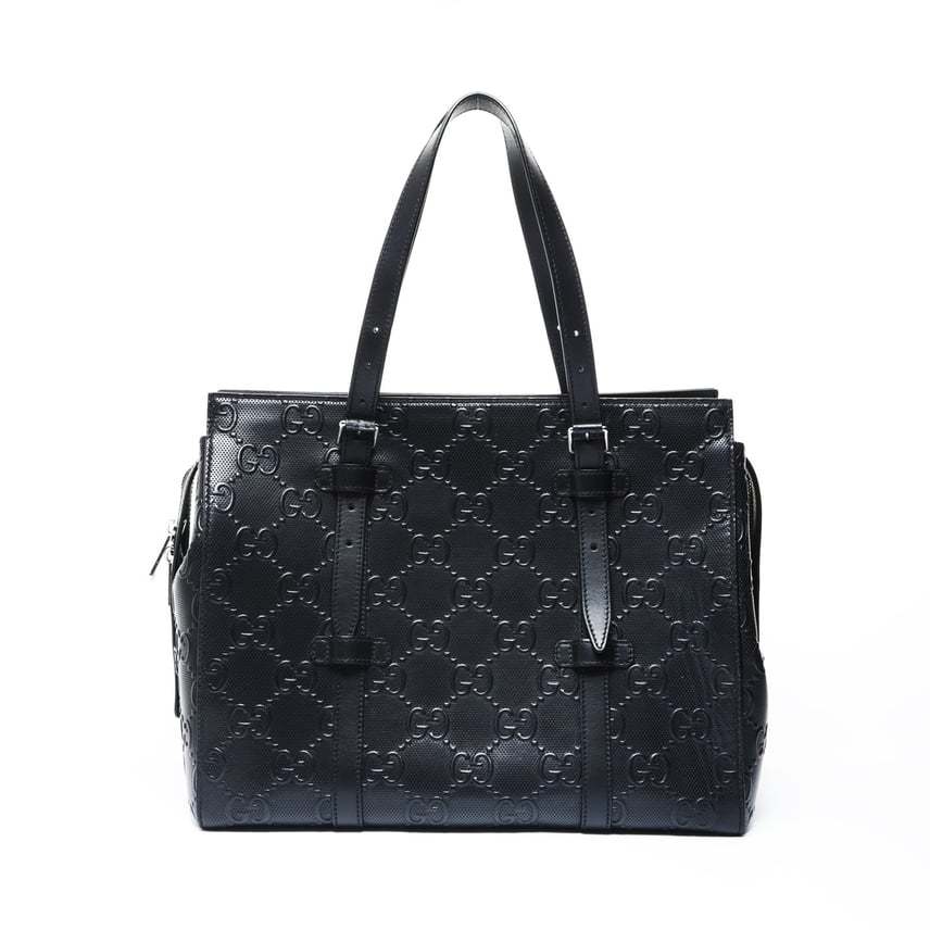 D (傷や汚れあり)】グッチ GUCCI GGエンボス トート トートバッグ D (傷や汚れあり)】グッチ GUCCI GGエンボス トート トートバッグ