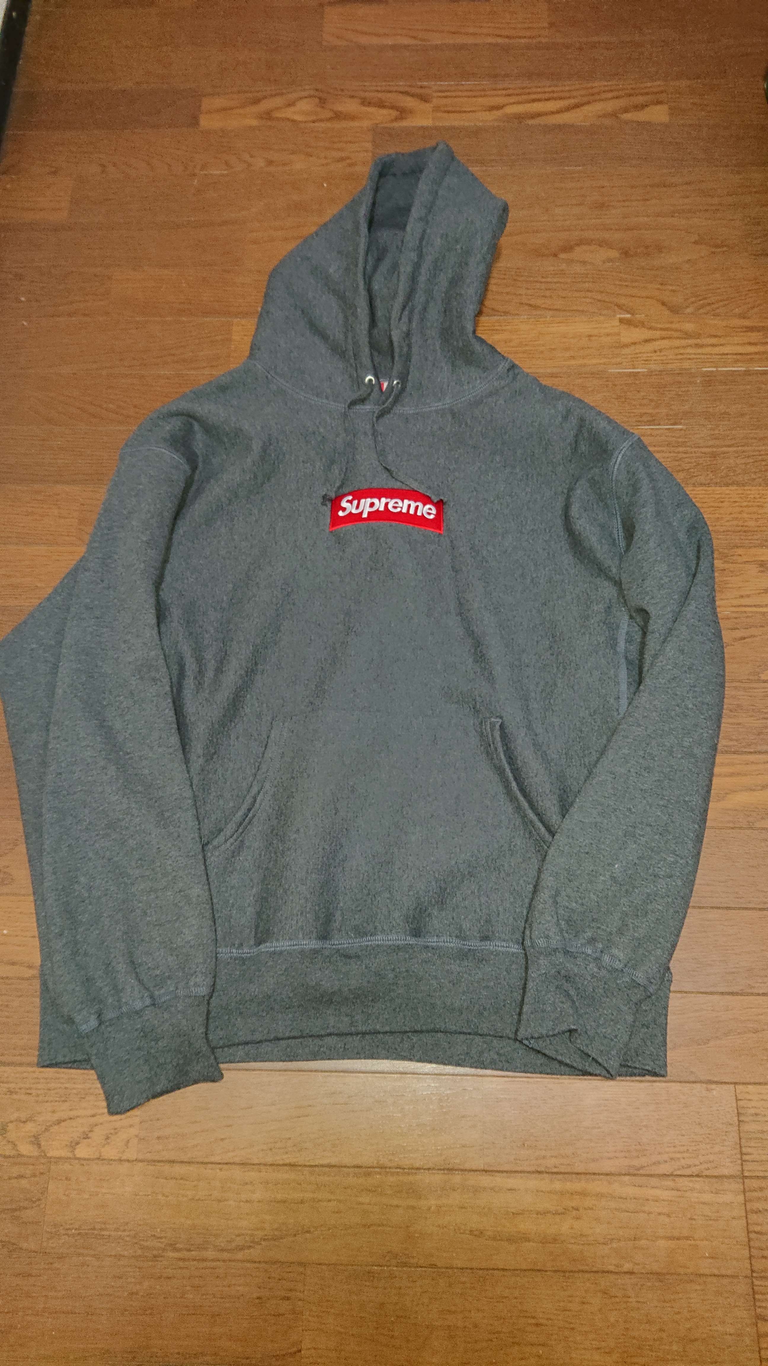 Supreme Box Logo Hooded Sweatshirt "Charcoal" (21FW)