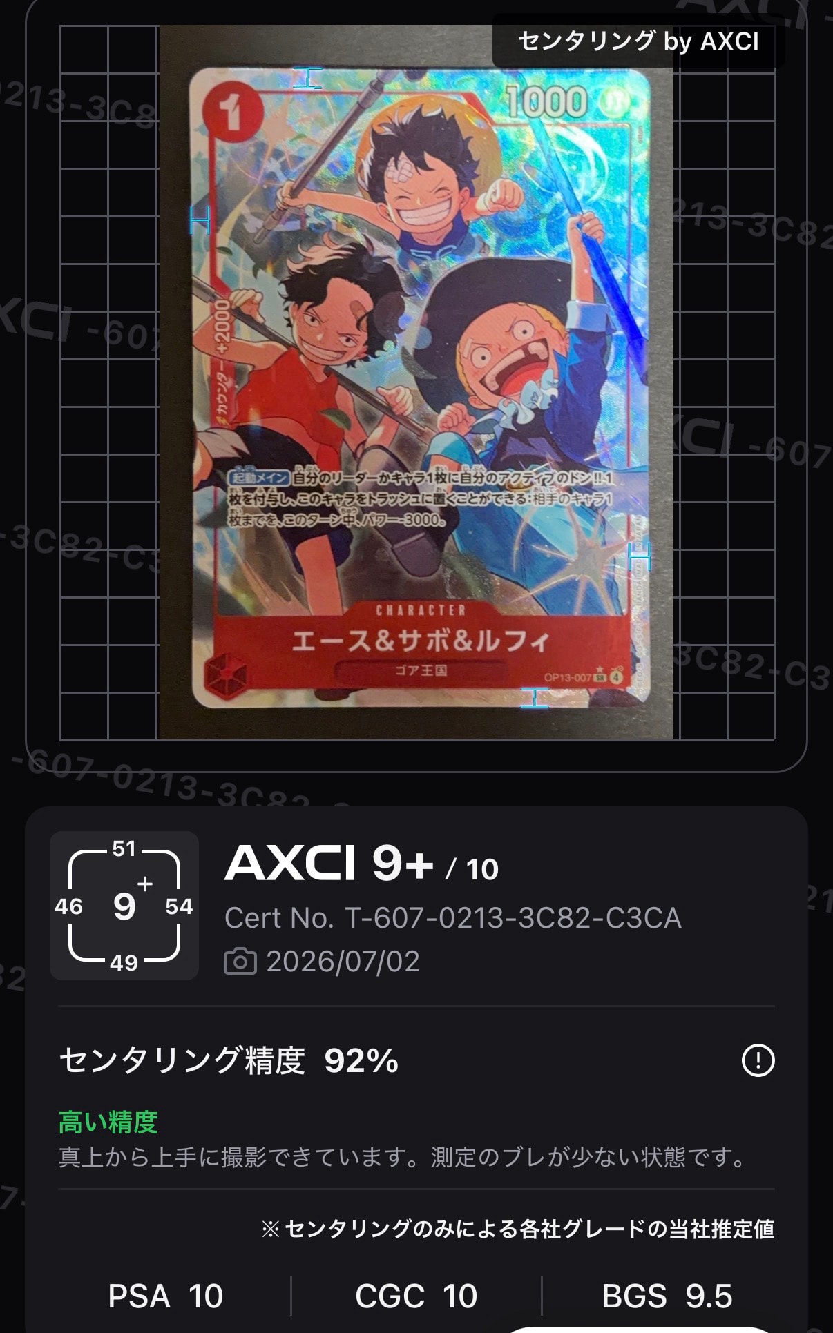 エース&サボ&ルフィ SR-P [OP13-007](ブースターパック「受け継がれる意志」)