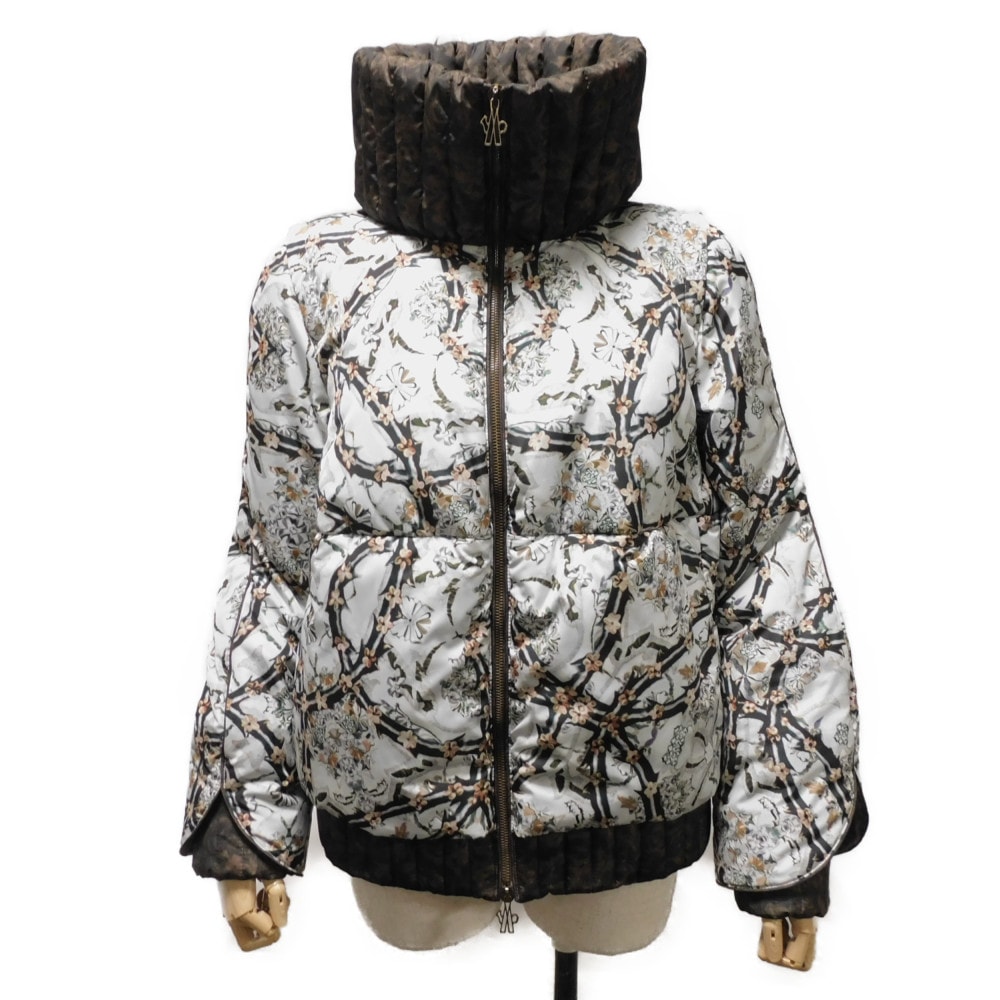 MONCLER モンクレール FIEST GIUBBOTTO 0 ナイロン フラワー 花柄 レイヤードスリーブ メアリーカトランズ マルチカラー ダウンジャケット