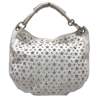 ジミーチュウ JIMMY CHOO スカイ スタースタッズ カバン ハンドバッグ 肩掛け ホーボー ショルダーバッグ レザー ホワイト