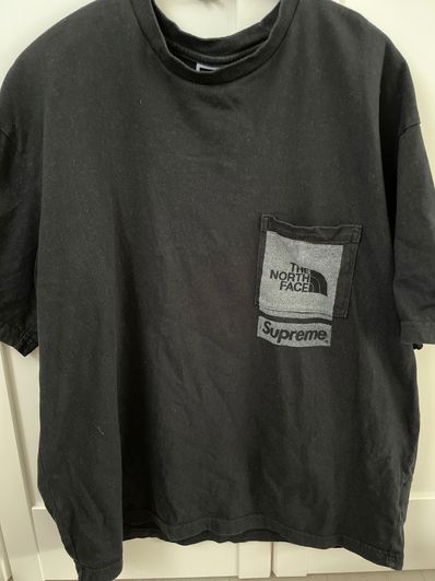 Supreme x The North Face Printed Pocket Tee "Black"