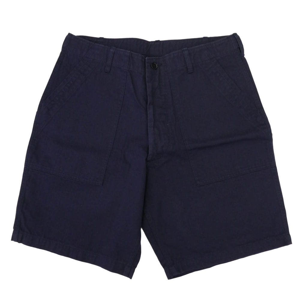 TENDERLOIN テンダーロイン ショートパンツ T-HERRINGBONE SHORTS ヘリンボーン ベイカー ショーツ ハーフパンツ ネイビー M【美品】【中古】