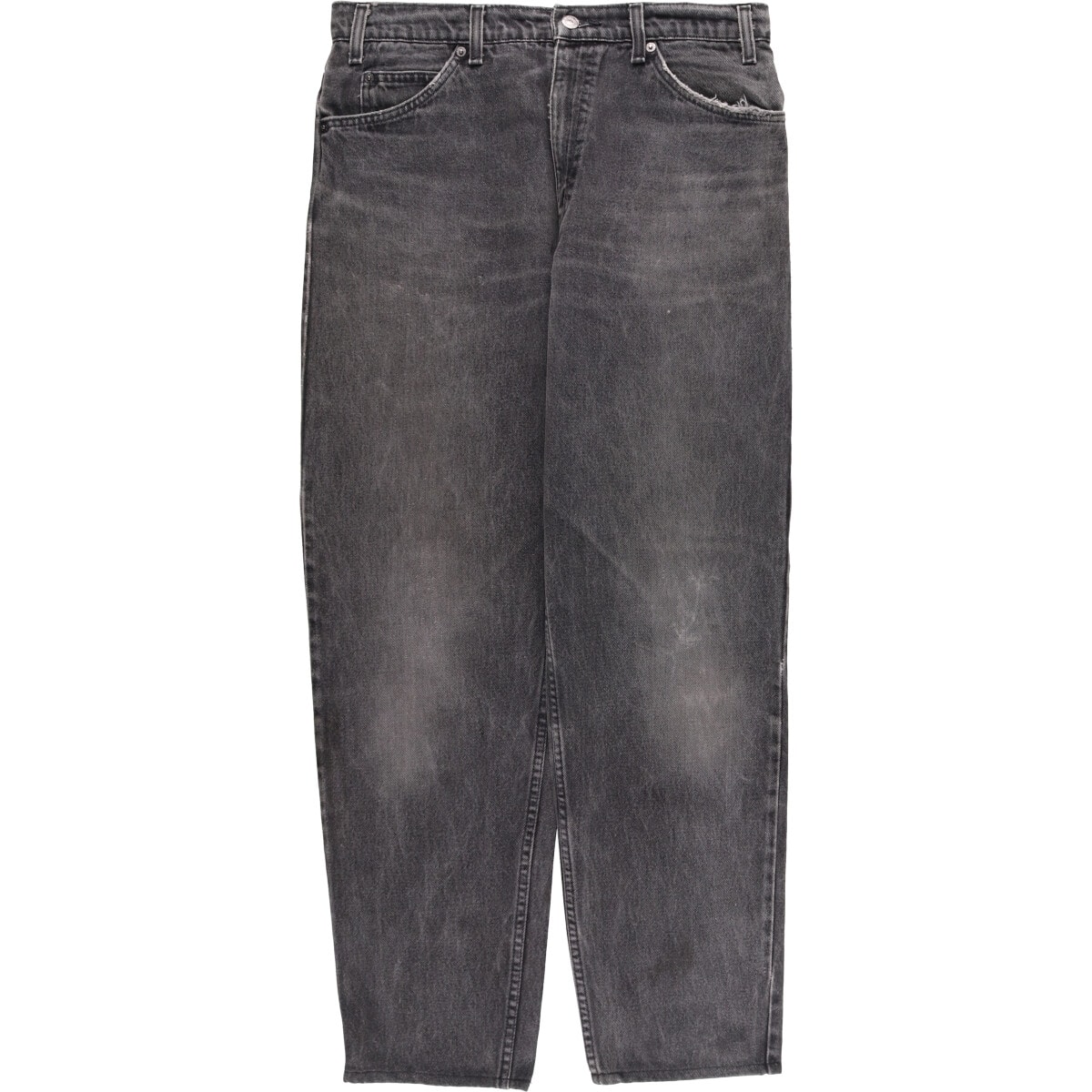 古着 90年代 リーバイス Levi's 550 RELAXED FIT TAPERED LEG オレンジタブ ブラックデニム テーパードデニムパンツ メンズw34相当 ヴィンテージ/eaa571201