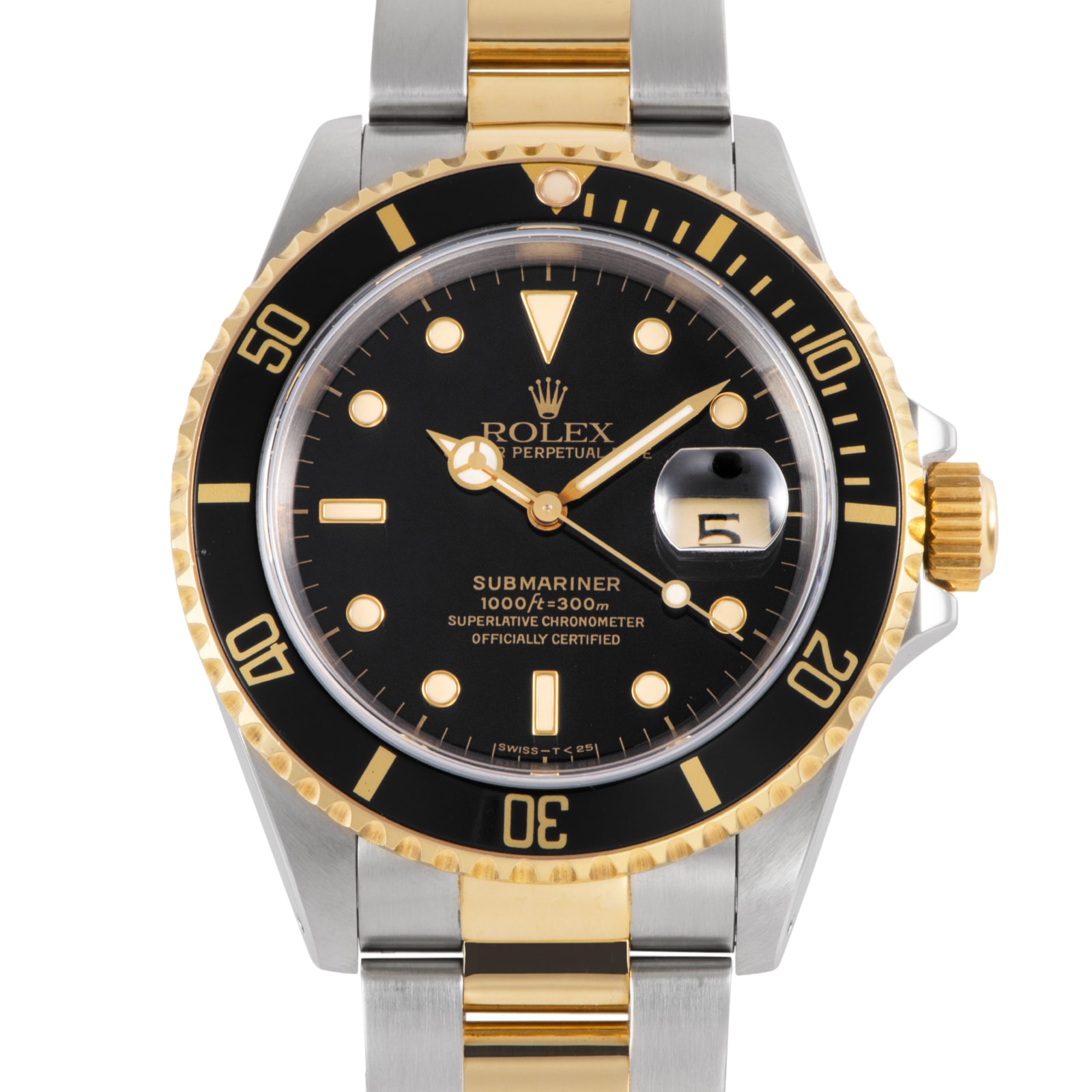 ROLEX ロレックス サブマリーナデイト 16613 N番 Tritium  SS/YG【中古】