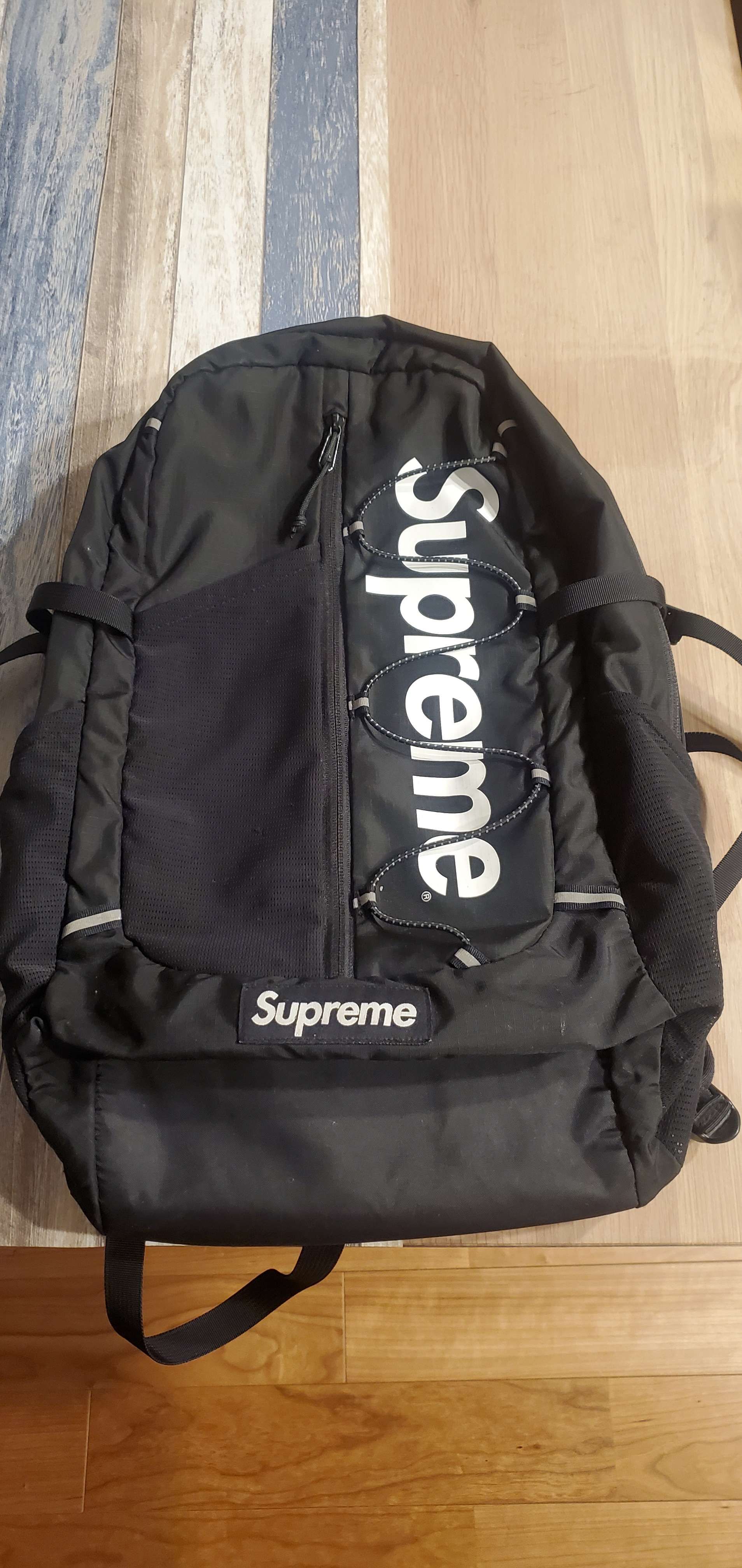 Supreme 2017SS Backpack "Black"