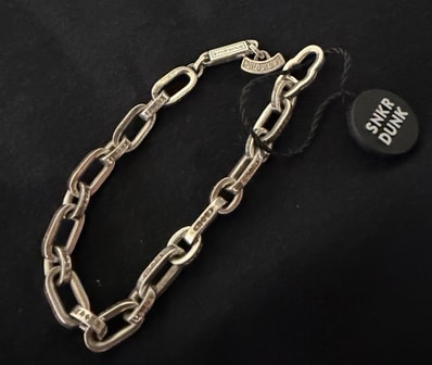 Chrome Hearts Paper E Chain Bracelet "Silver"
