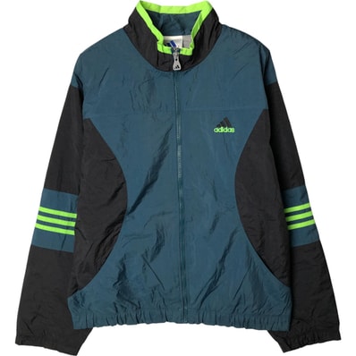 古着 90~00年代 アディダス adidas バックロゴ ナイロンジャケット メンズL相当 ヴィンテージ/eaa580485