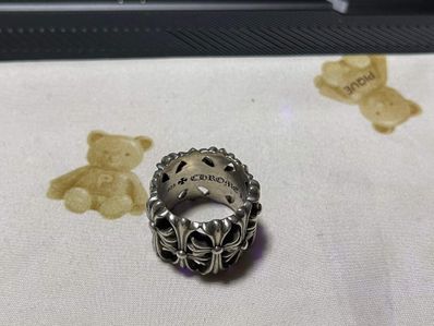 Chrome Hearts Cemetery Cross Ring "Silver"