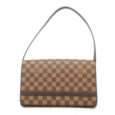 ★最終価格【6db1114-k】ルイヴィトン ショルダーバッグ ダミエ トライベッカロン N51160 エベヌ【中古】レディース
