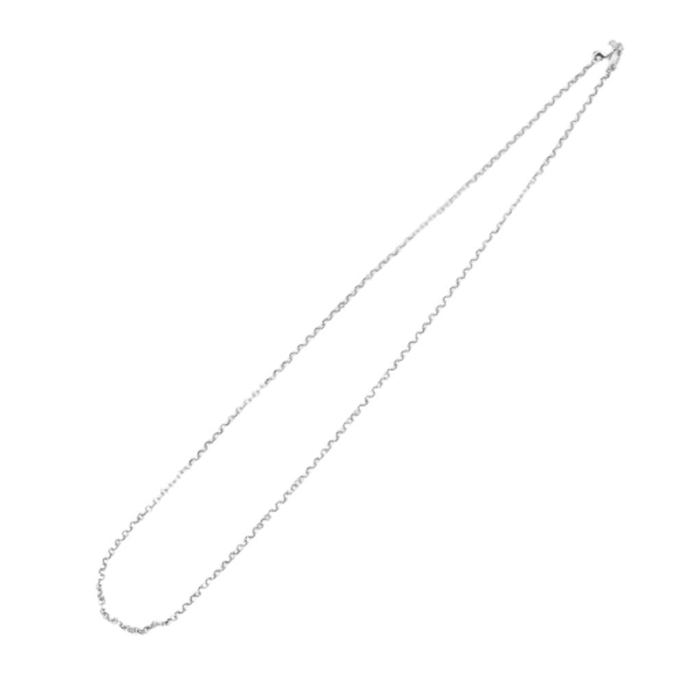 CHROME HEARTS クロムハーツ(原本有) ネックレス 18inch NECKCHAIN R18 ロールチェーン ネックレス 18インチ シルバー系【中古】