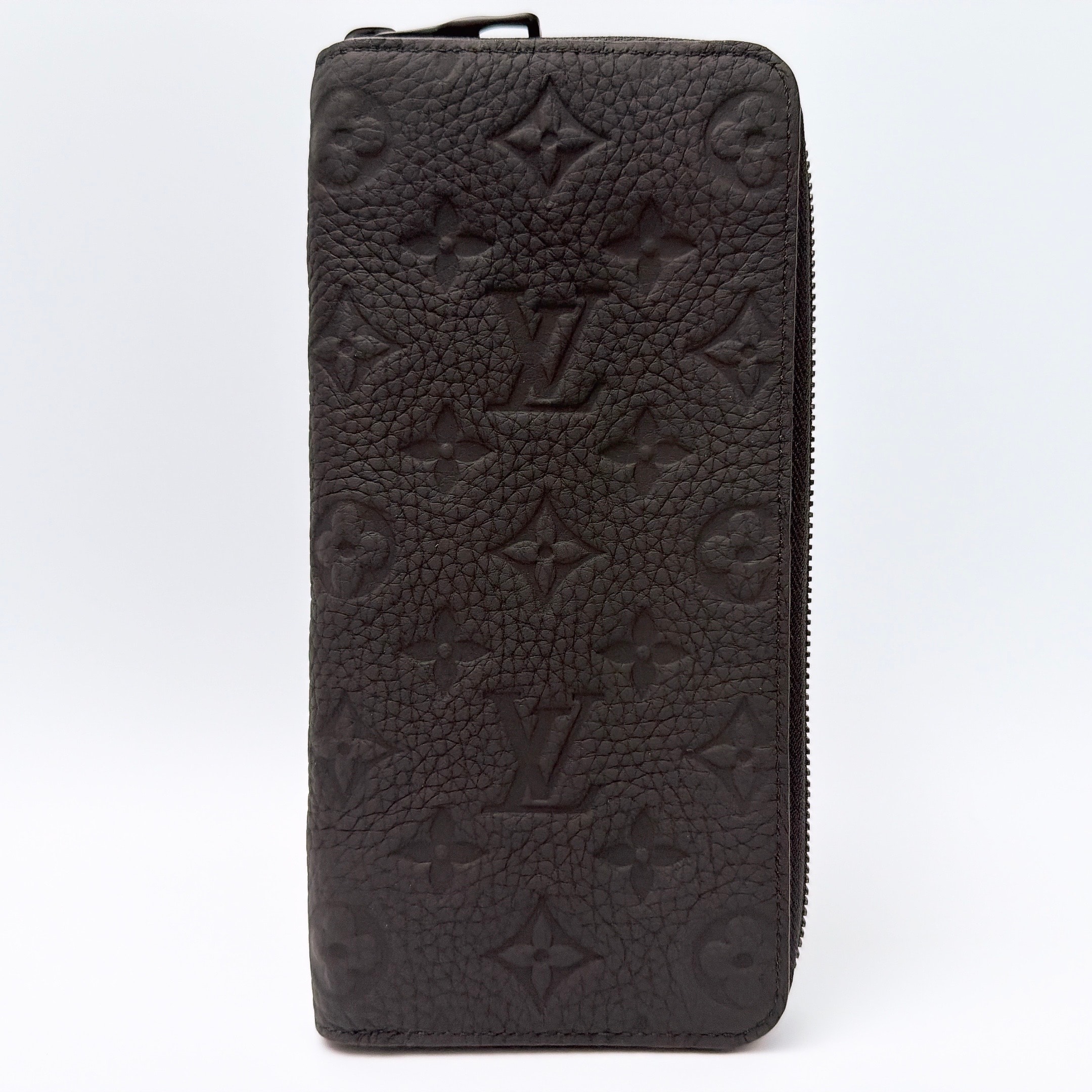 Louis Vuitton Zippy Wallet Vertical Taurillon Monogram "Noir"