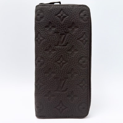 Louis Vuitton Zippy Wallet Vertical Taurillon Monogram "Noir"