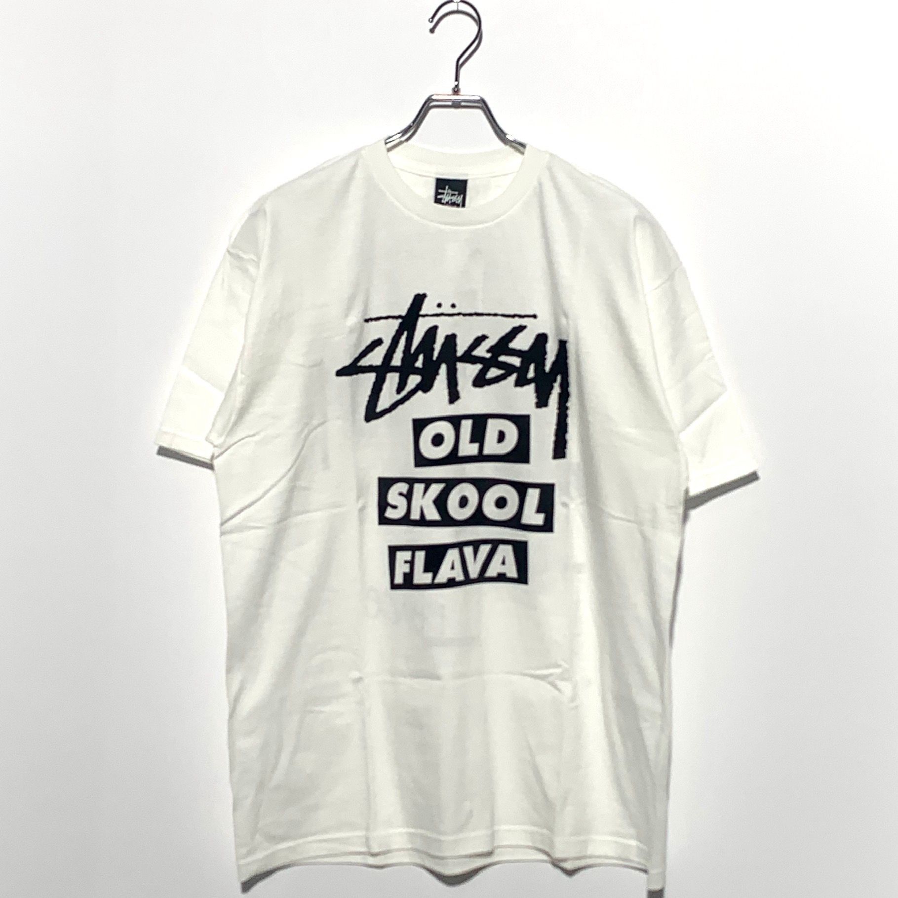 STUSSY OLD SKOOL FLAVA TEE White