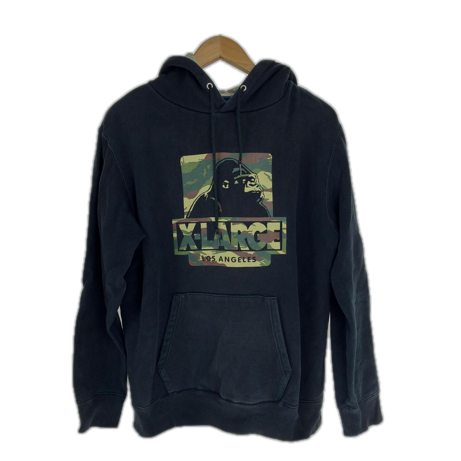 X-LARGE エクストララージ パーカー プルオーバーパーカー 古着 SIZE M 01153202 ブラック