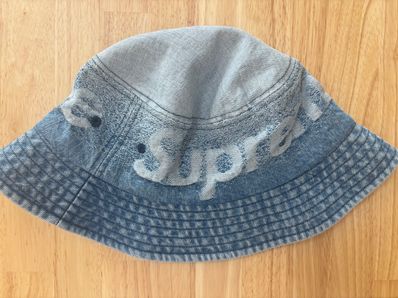 Supreme Fade Jacquard Denim Crusher "Blue"