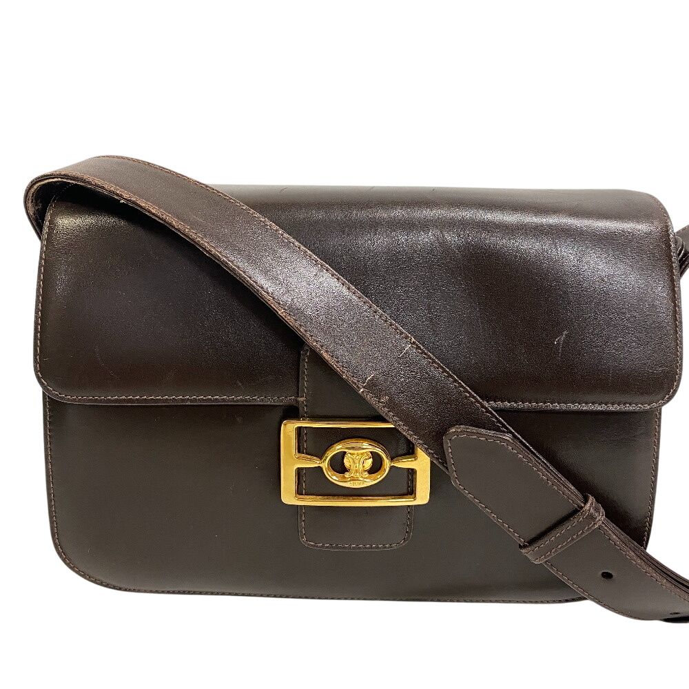 セリーヌ CELINE ショルダーバッグ トリオンフ ヴィンテージ ブラウン