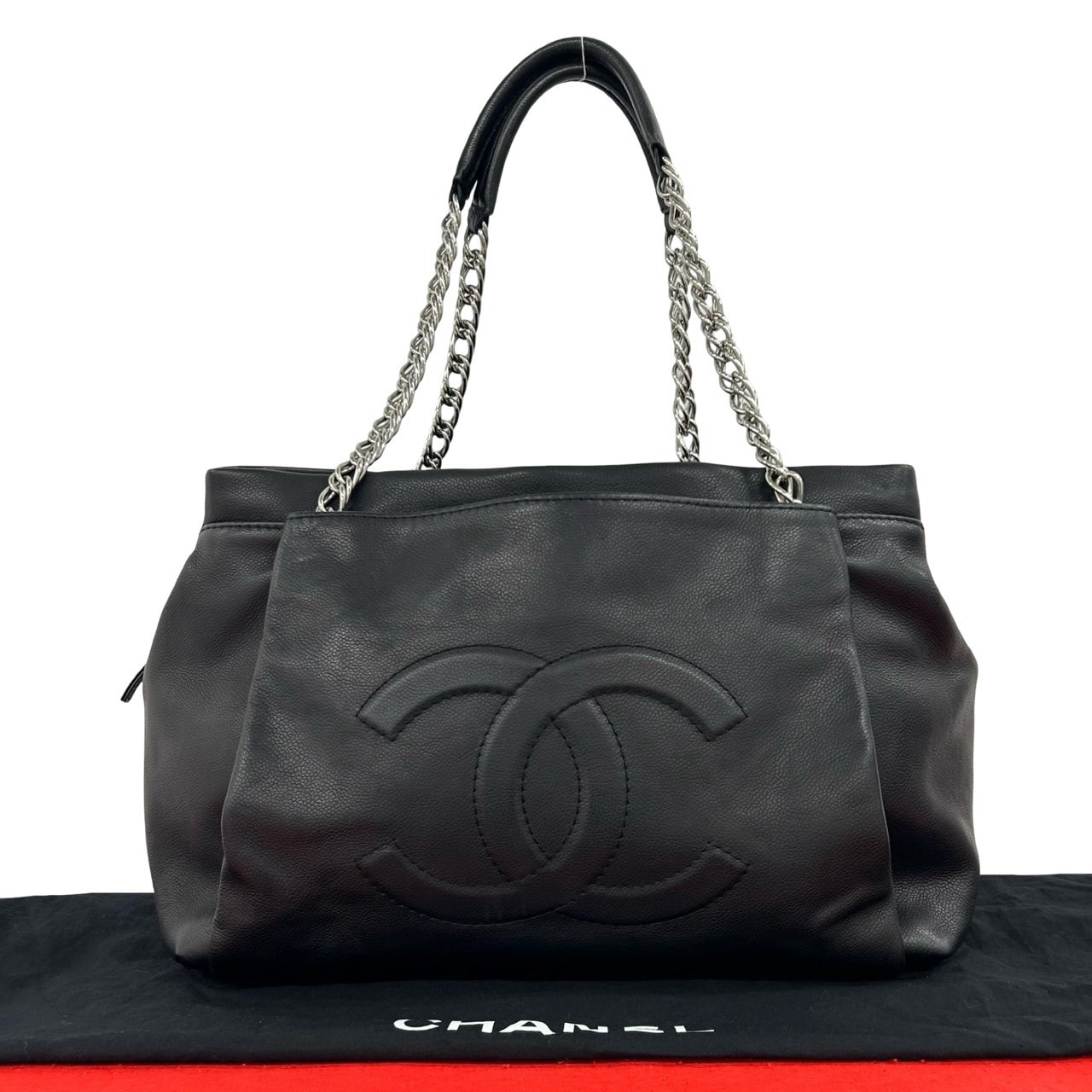 B (目立った傷や汚れなし)】CHANEL シャネル ココマーク チェーン 